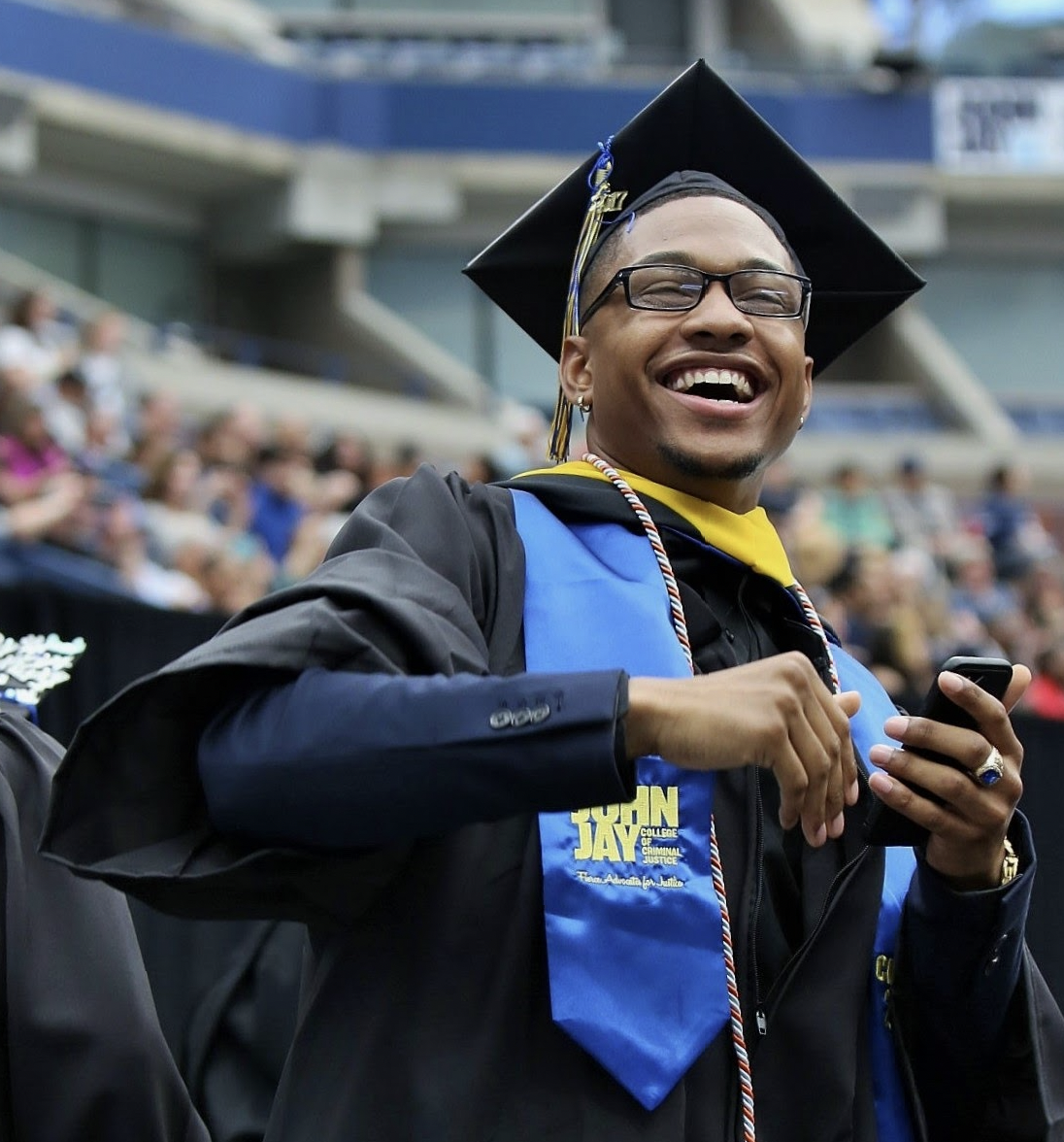 student at commencement cropped