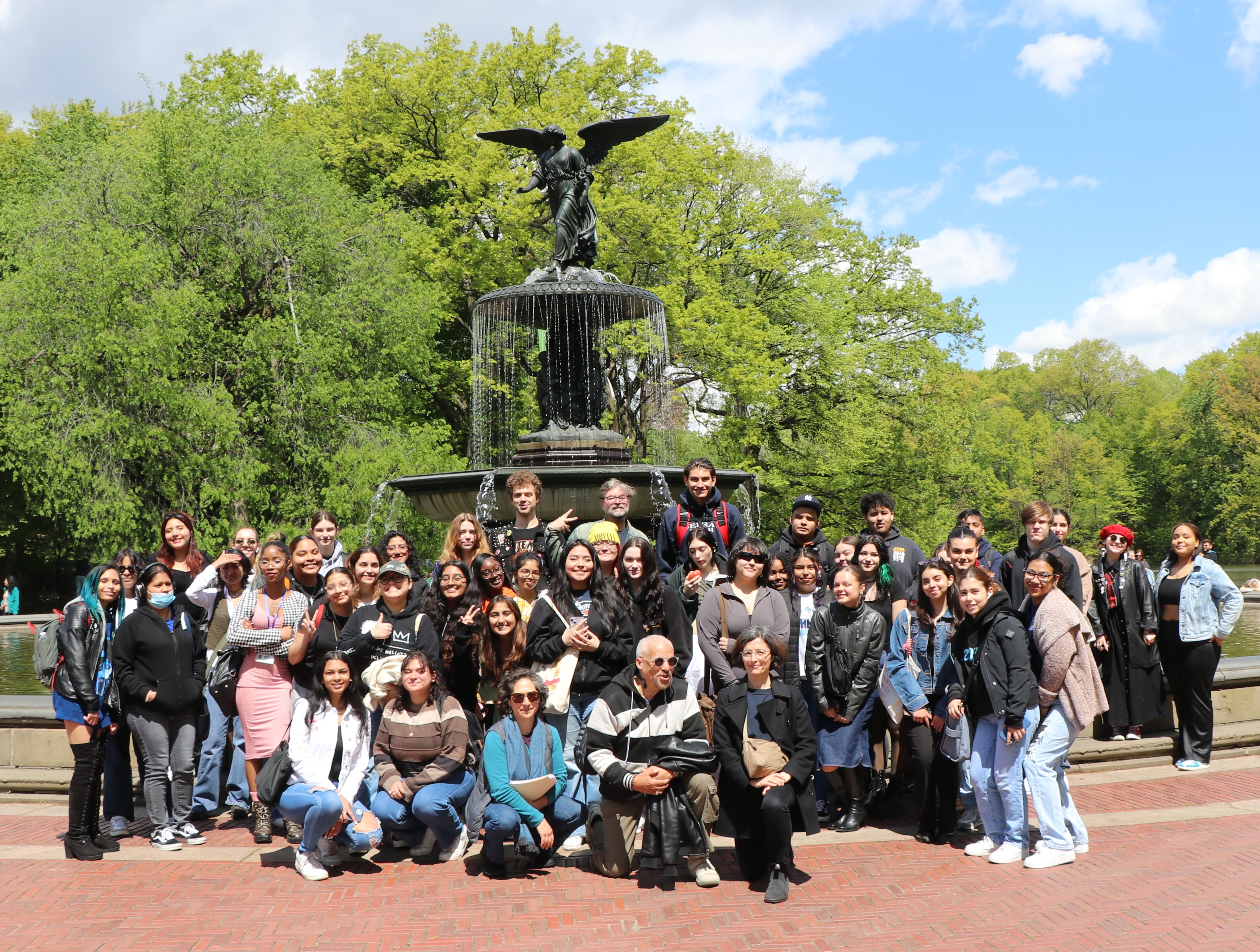 ISP Freshmen in Central Park