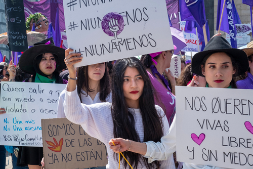 Mexico City Anti-Femicide Protest