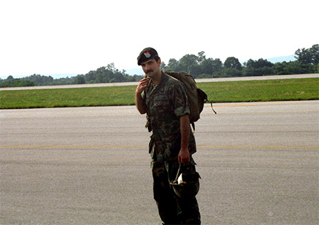 Ronald P. Bucca during his military service