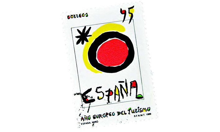 Stamp from Spain