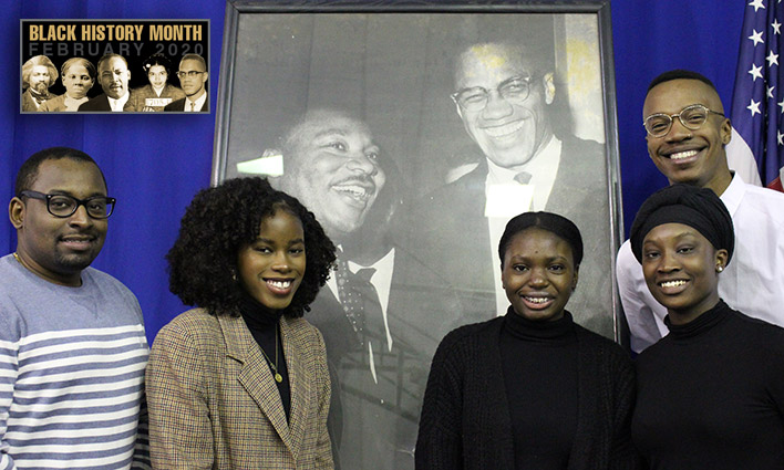 Students at the Malcolm/King Awards Breakfast