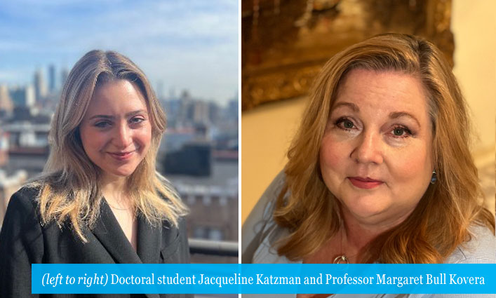 (left to right) Doctoral student Jacqueline Katzman and Professor Margaret Bull Kovera