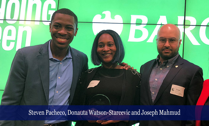 Steven Pacheco, Donauta Watson-Starcevic and Joseph Mahmud  