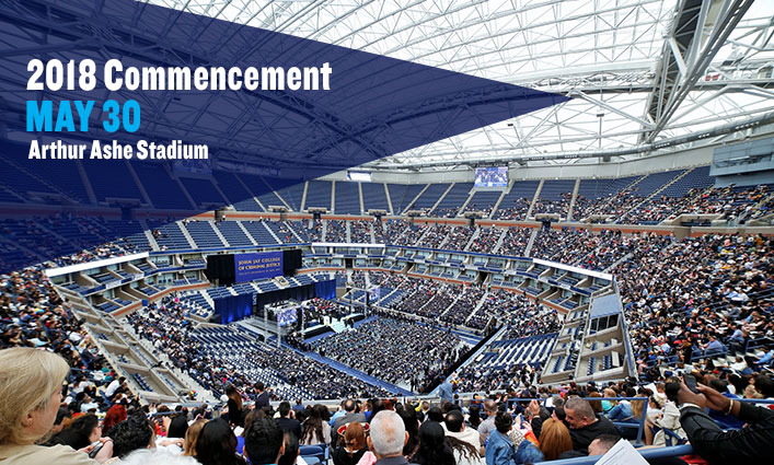 John Jay Commencement 2018 at Arthur Ashe Stadium