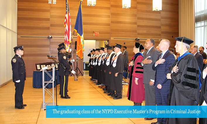 Celebrating Our Second NYPD Executive Master’s Program in Criminal Justice Graduation