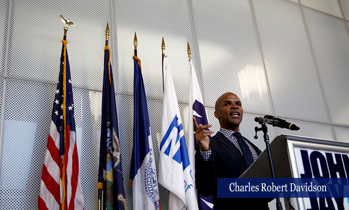 Charles Robert Davidson at the Pre-Law Institute Breakfast 