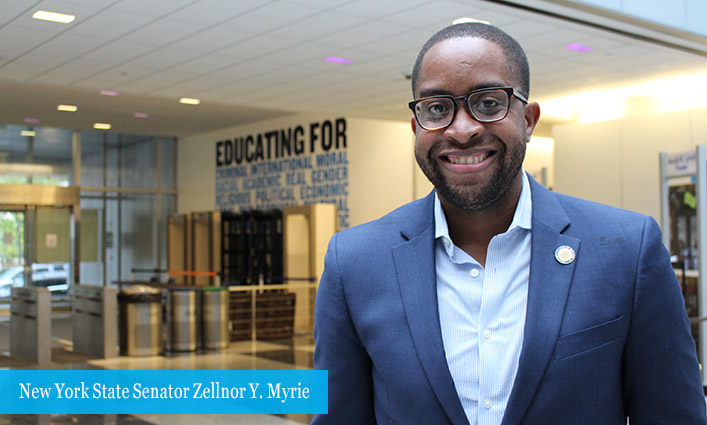 New York State Senator Zellnor Y. Myrie