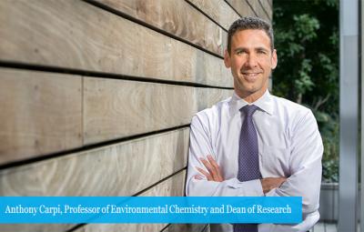 Anthony Carpi, Professor of Environmental Chemistry and Dean of Research