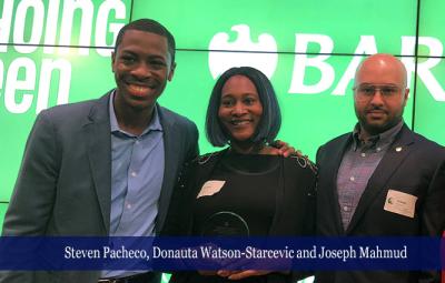 Steven Pacheco, Donauta Watson-Starcevic and Joseph Mahmud  