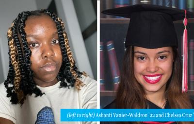 Ashanti Vanier-Waldron and Chelsea Cruz 