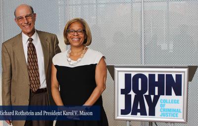 Richard Rothstein and President Karol Mason