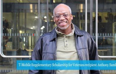 T-Mobile Supplementary Scholarship for Veterans recipient Anthony Sambula